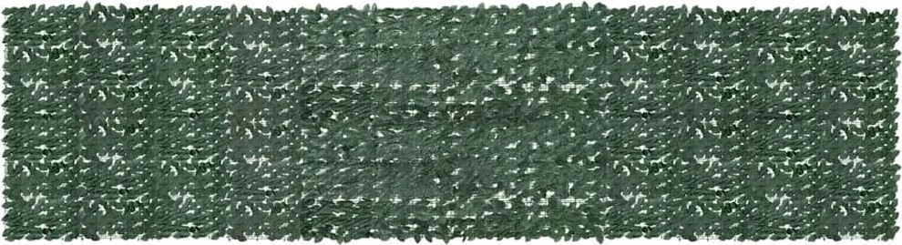 vidaXL Paravan de balcon, frunze verde închis, 600x150 cm