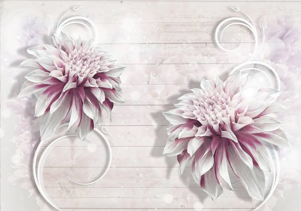 Fototapet - Flori roz (152,5x104 cm)
