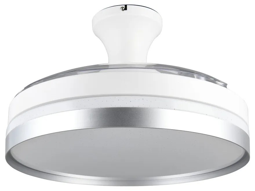 Plafonieră albă-argintie LED Lindberg – Reality