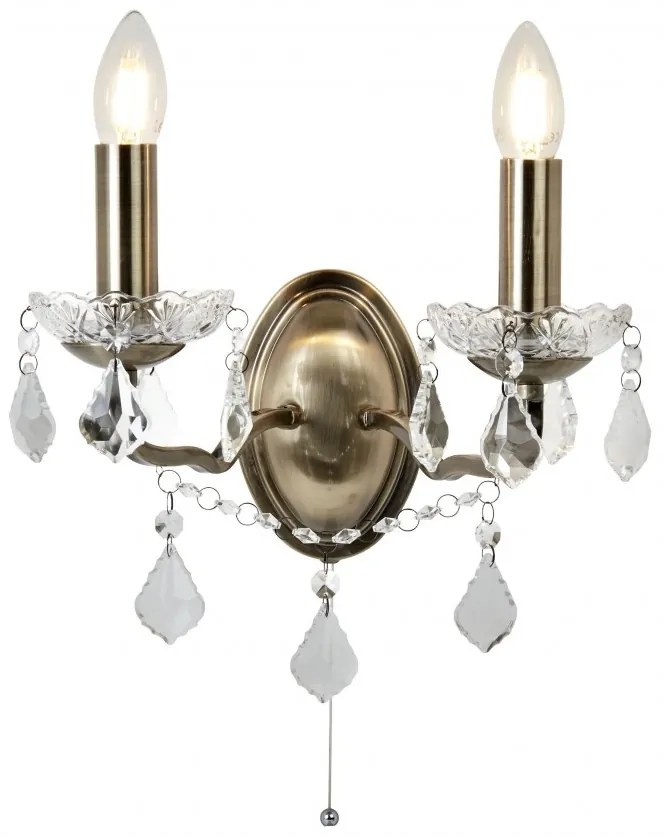 Aplica de perete stil clasic Paris alama antic 8732-2AB SRT