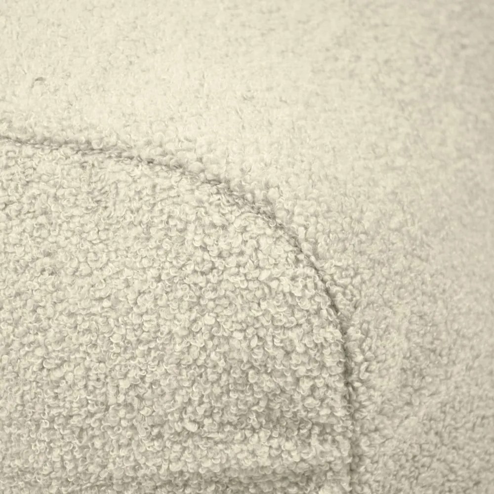 Fotoliu bean bag maro cu tapițerie din țesătură bouclé Plus 50 Lounge – SLOWDOWN