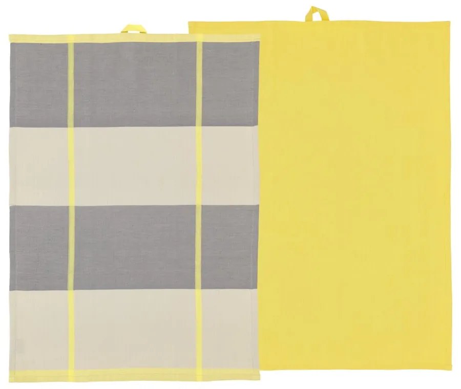 Prosoape de vase 2 buc. din bumbac 50x70 cm Blocks – Södahl