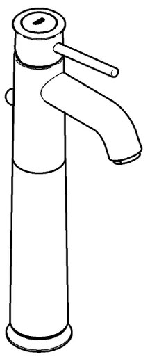 GROHE 32868000 - Baterie pentru lavoar BAUCLASSIC DN 15, crom lucios