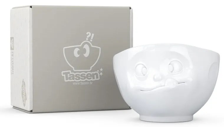 Bol porțelan dulce 58products, alb