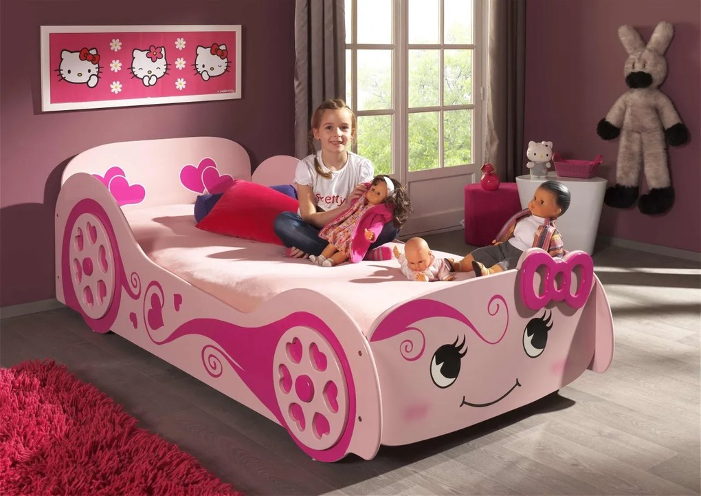 Set CARBED format din LOVE CAR și SALTEA PAT COPIIua asortată.