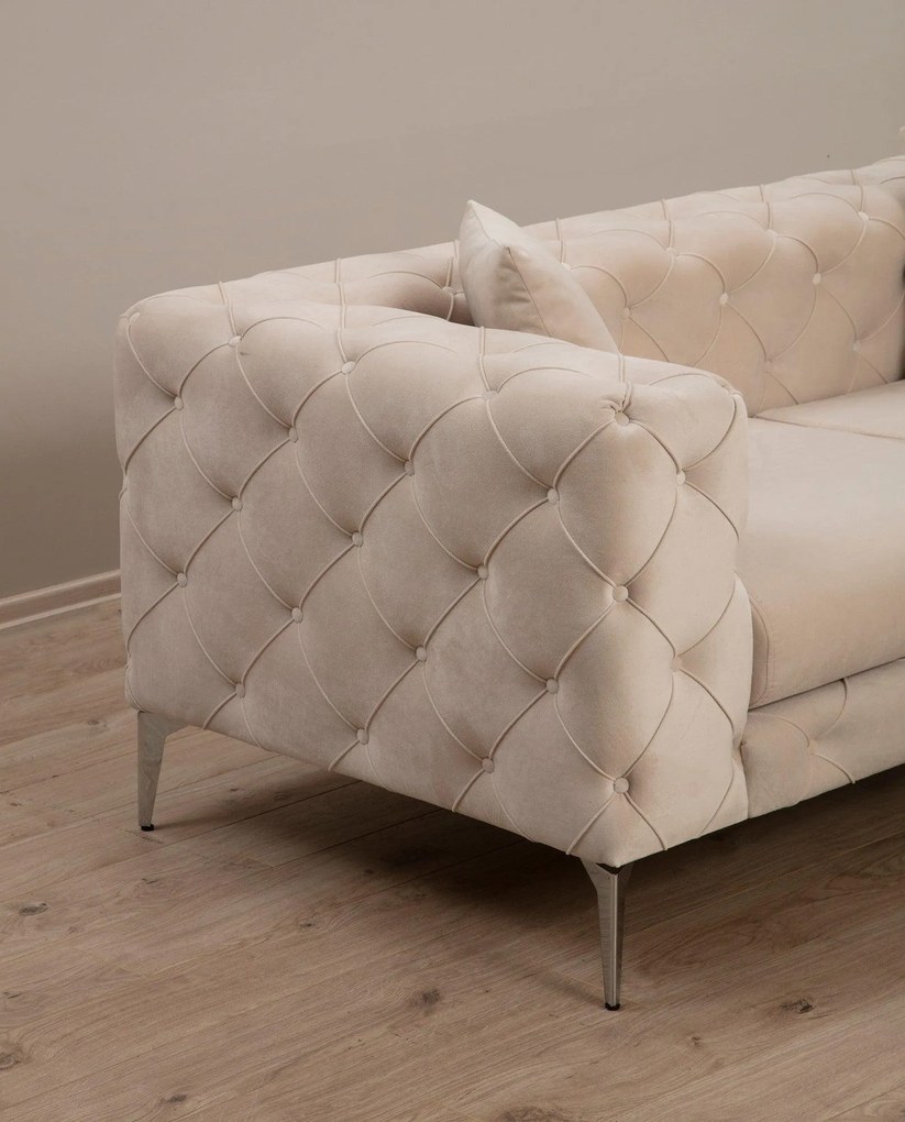 Canapea Fixa Chester cu 3 locuri Clyburn, 237 x 90 x 73 cm