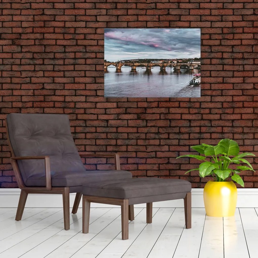 Tablou cu podul lui Carol (70x50 cm)