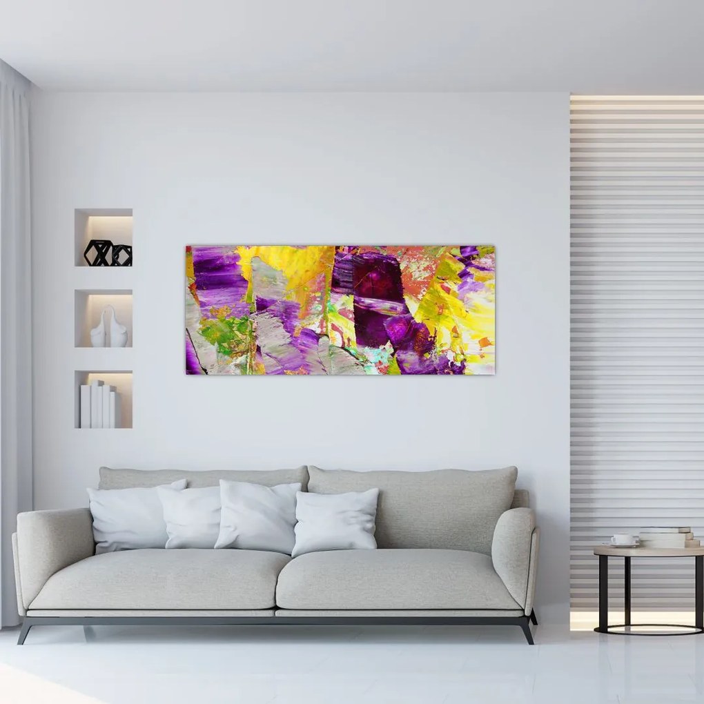 Tablou cu abstracție - pictura (120x50 cm)
