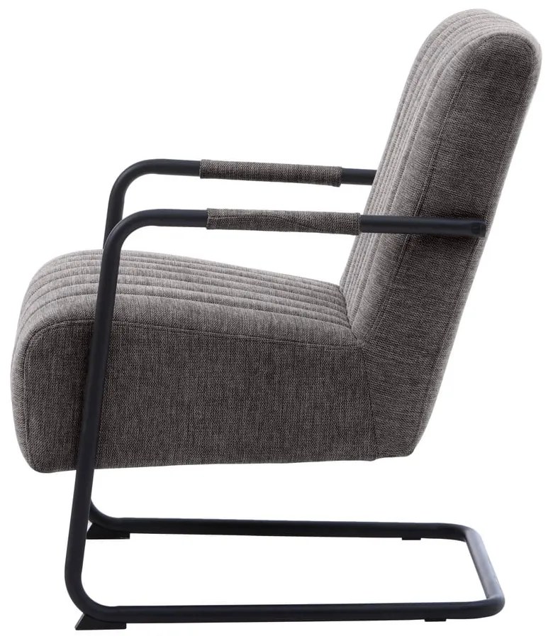 Fotoliu gri închis Trout – Unique Furniture