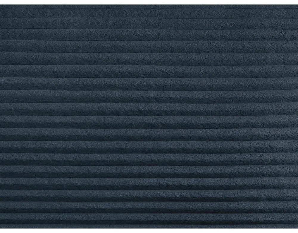 Pat matrimonial albastru închis tapițat cu spațiu de depozitare cu somieră 160x200 cm Jade – Bobochic Paris