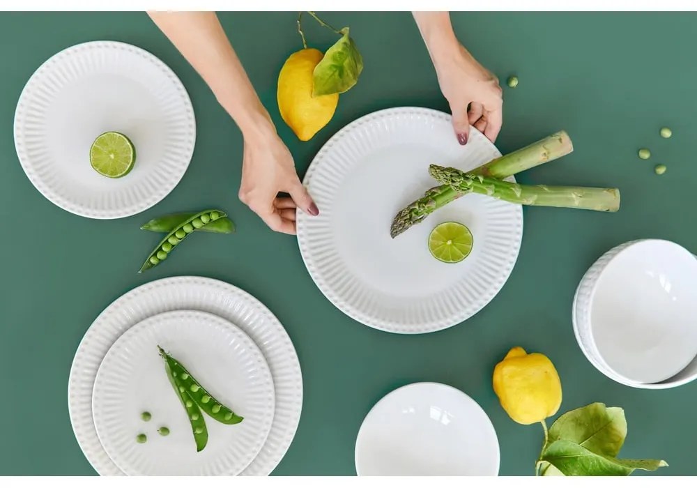 Serviciu de masă 6 buc. din porțelan Purita – Bonami Essentials