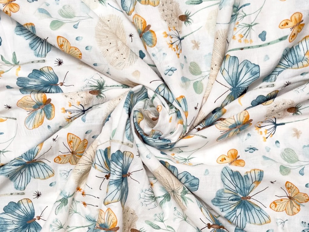 Lenjerie de pat din bumbac creponat pentru patut Renforcé ELIVINE albă Dimensiune lenjerie de pat: 45 x 65 cm | 90 x 140 cm