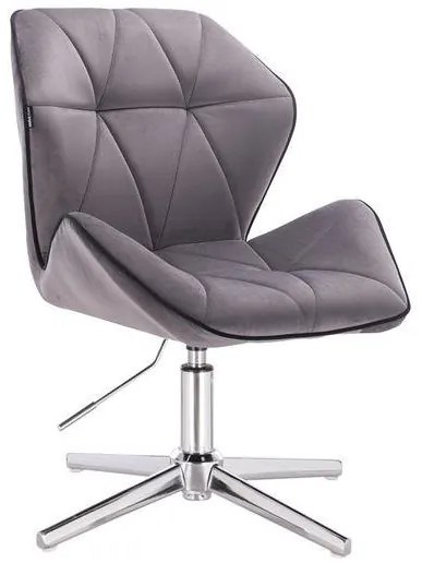 HR212CROSS Scaun Grafit Catifea