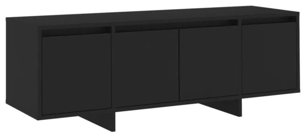 809576 vidaXL Comodă TV, negru, 120x30x40,5 cm, lemn prelucrat