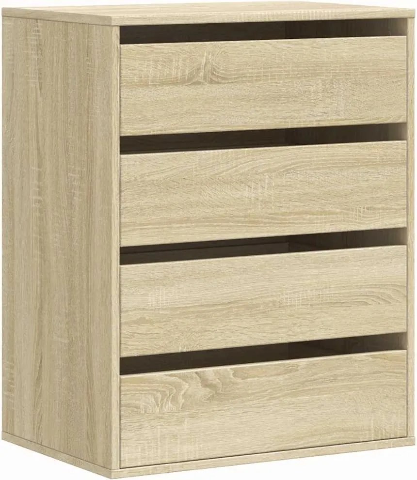 vidaXL Dulap colț cu sertare stejar sonoma 60x41x76 cm lemn prelucrat