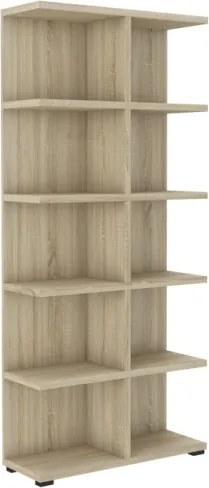 Biblioteca 83.2x184x29.7 cm, Morrison, ADRK Furniture (Culoare: Sonoma / Sonoma)