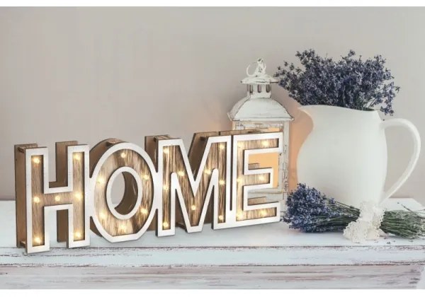 Globo 29975 - Lampa de masa LED HOME 28xLED/0,06W/3xAA lemn