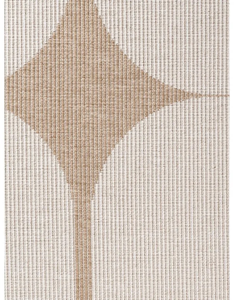 Covor tip traversă pentru interior și exterior bej/fildeș 80x250 cm Duet Bowen – NORTHRUGS