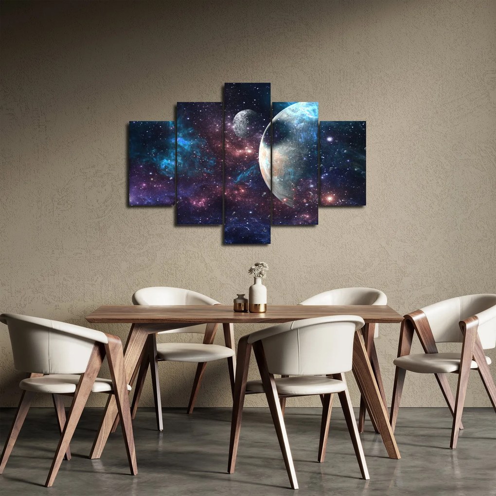 Tablou cu cosmos (150x105 cm)