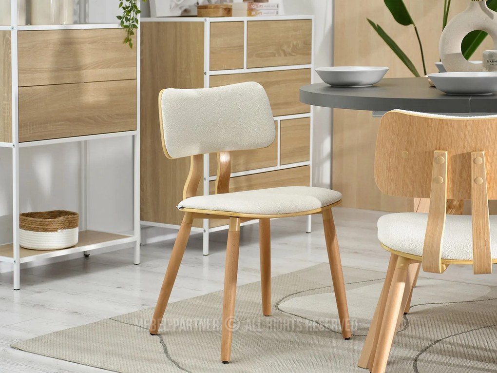 Scaun Woodyman (crem + stejar). Promo -6%. 1111307
