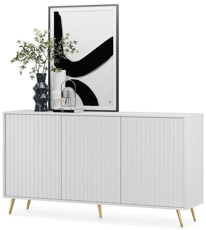 Dulap Biel B2 (alb + auriu). 1098854