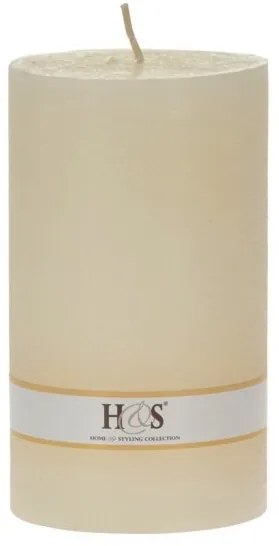 Lumanare Rustiq crem 15 cm