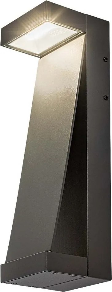 Aplica LED perete exterior IP65 Bradu antracit