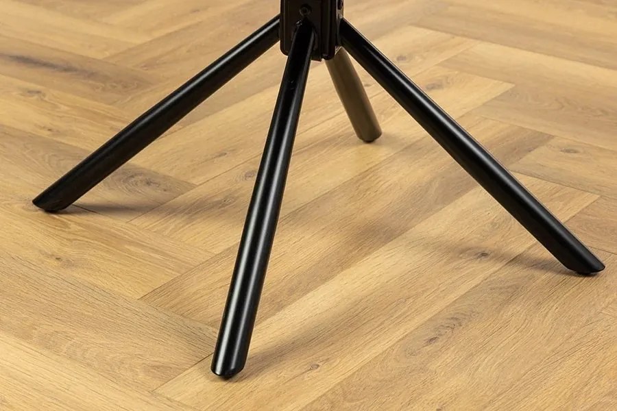 Set de 2 scaune pivotante SIGNATURE piele naturala coniac