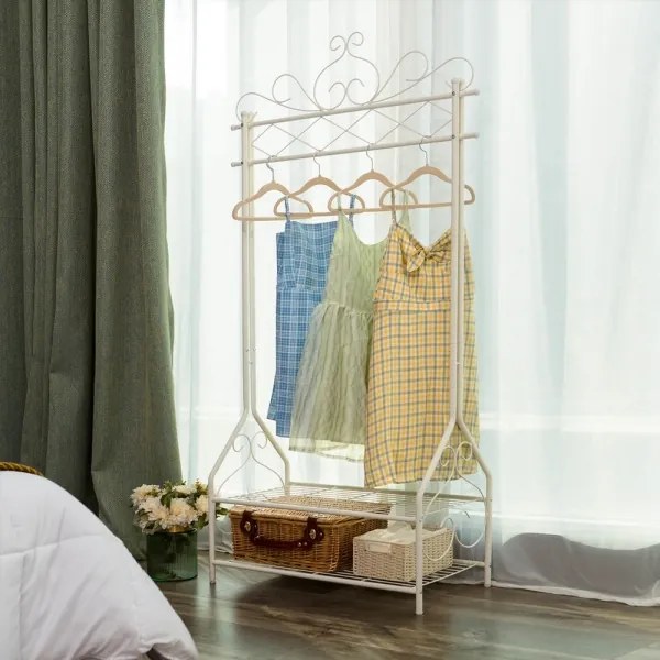 Cuier de podea LINEA, alb