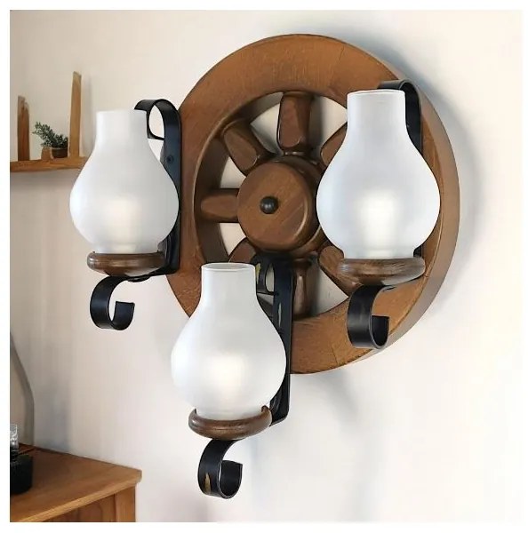 Aplică Brilagi ROATA APLICA 3xE14/40W/230V fag/nuc