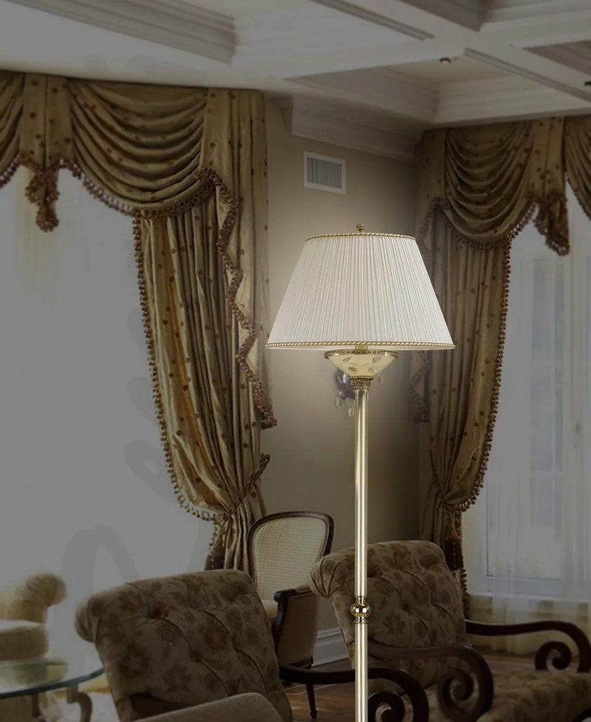 Lampadar clasic din alama design italian 6522 H-176cm