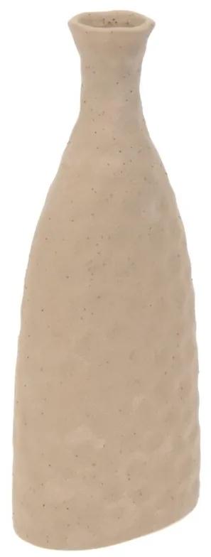 Vaza Serenity din ceramica, bej, 10x7x26 cm