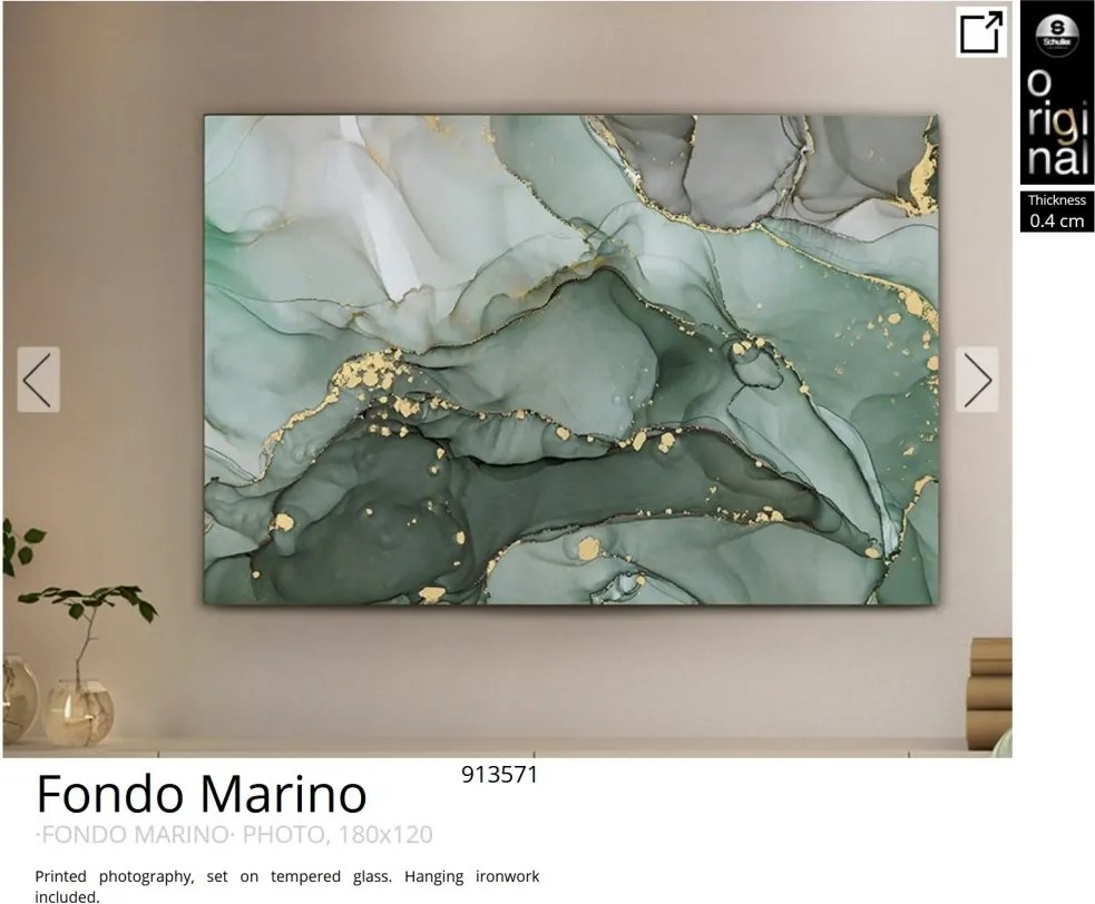 Tablou de perete decorativ Fondo Marino, 180x120cm