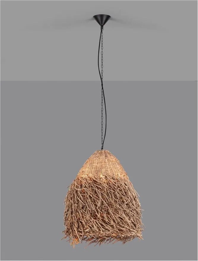 Lustra boho style design natural Hay