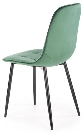 Scaun de masă KINDREL, 1 buc., verde închis