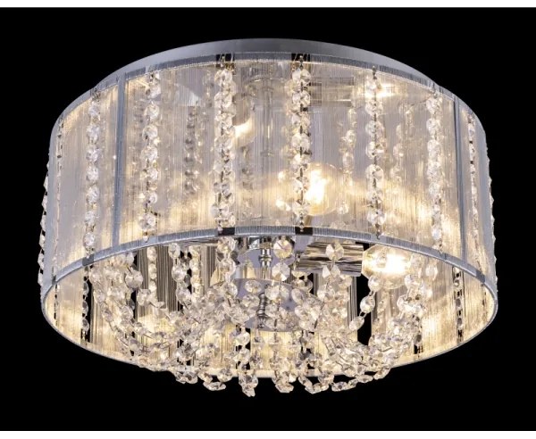 Globo 15091D - Plafonieră de cristal WALLA 4xE14/40W/230V