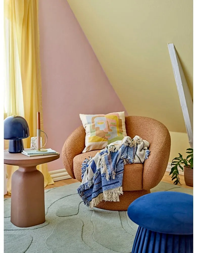 Taburet albastru închis Roberta – Bloomingville