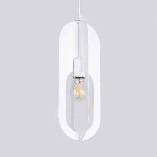 Lustră pe cablu Sollux SL.1360 NICUS 1xE27/15W/230V alb