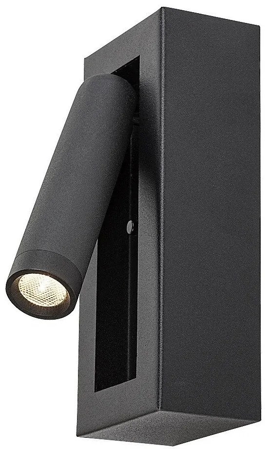 Aplica de perete LED design minimalist Gello negru