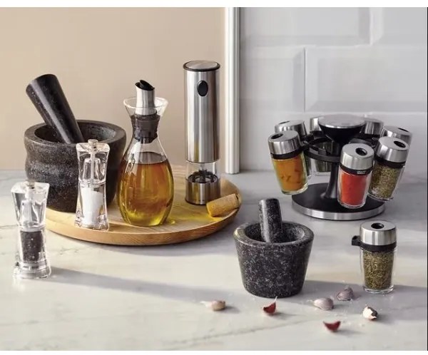 Cole&Mason - Set 2 râșnițe sare și piper CRYSTAL, 12,5 cm