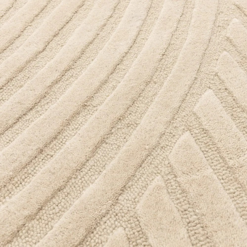 Covor bej din lână 160x230 cm Hague – Asiatic Carpets