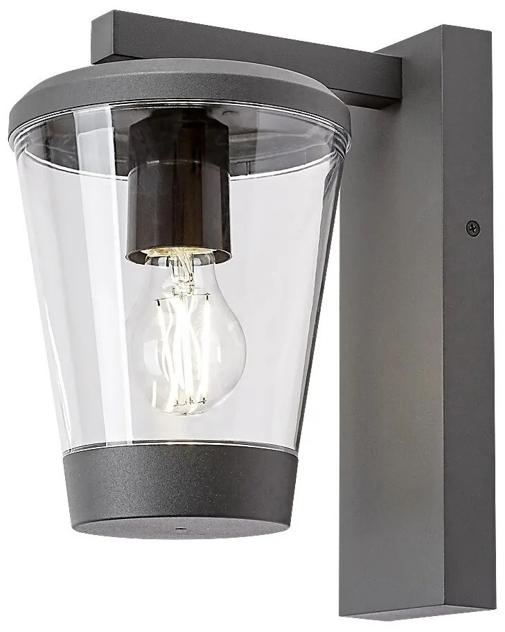 Aplice de perete pentru iluminat exterior design modern IP44 Savano antracit