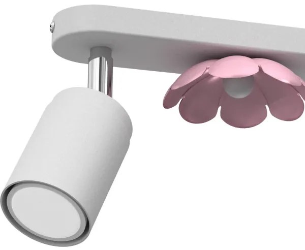 Spot FLOWER 2xGU10/8W/230V alb