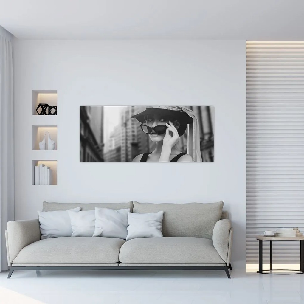 Tablou cu femeie (120x50 cm)