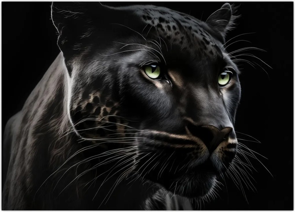 Tablou - Pantera Neagră (70x50 cm)