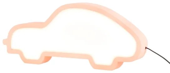 Lampă de birou LED pentru copii CAR, 11W/230V, roz