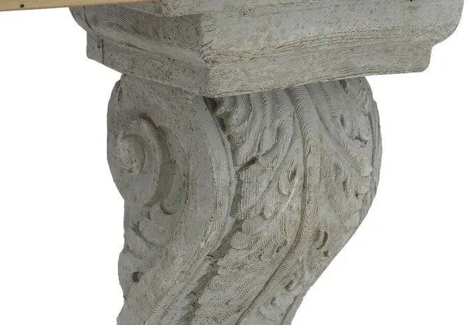 Consola suspendata, natur, din lemn, Armonia