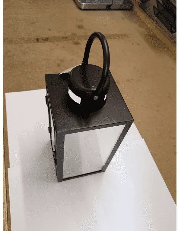 OFERTA Set 3 felinare de sticla ZANE a doua calitate