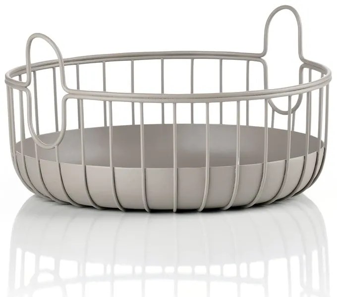 Coș de depozitare din sârmă din metal ø 22x8 cm Inu – Zone