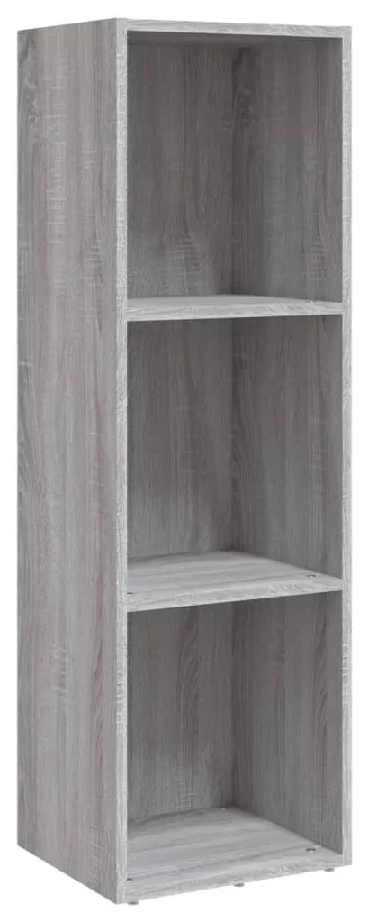 826656 vidaXL Bibliotecă/dulap TV, gri sonoma, 36x30x114 cm, lemn prelucrat
